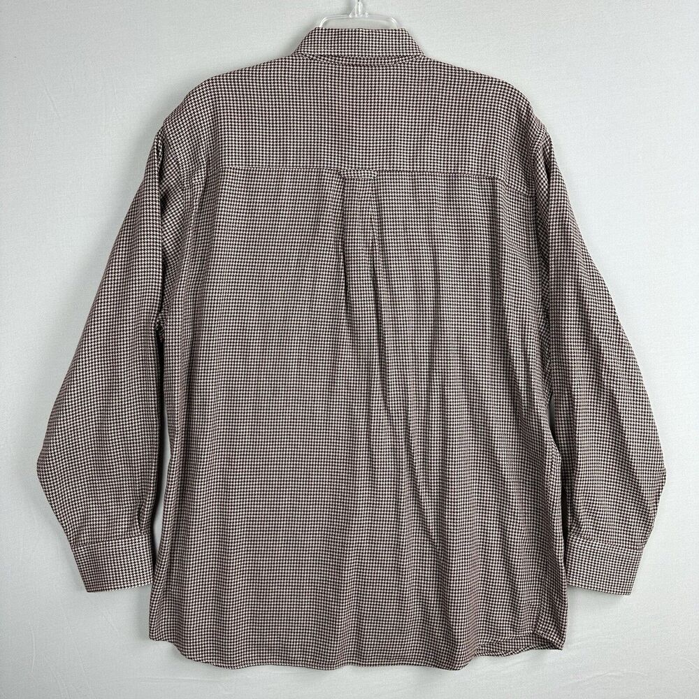 Pendleton Brown Checkered Casual Button Down Shirt - image 7